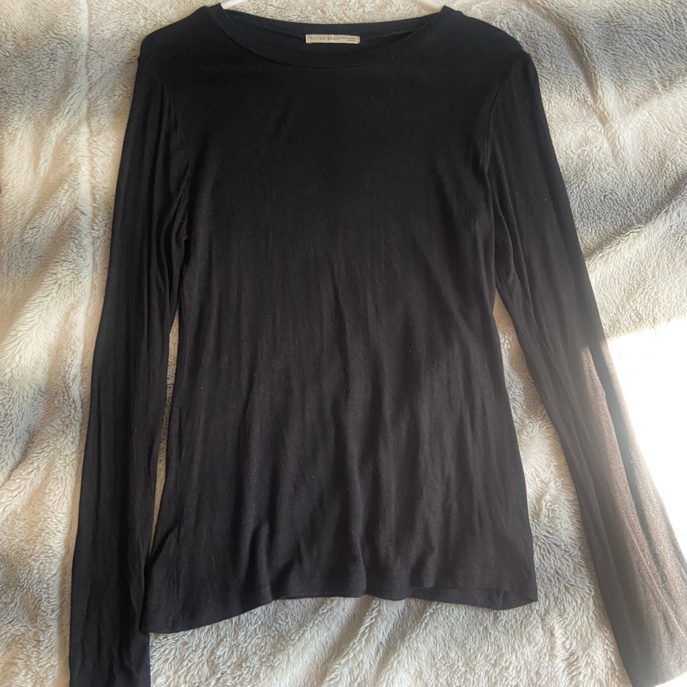 Tunic Length Black long sleeve